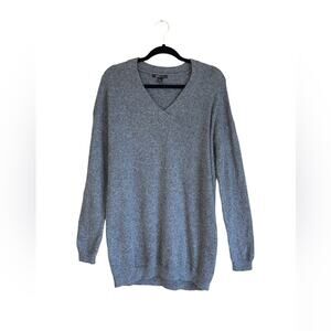 MNG Suit Mango Alpaca Blend Longline V Neck Sweater M